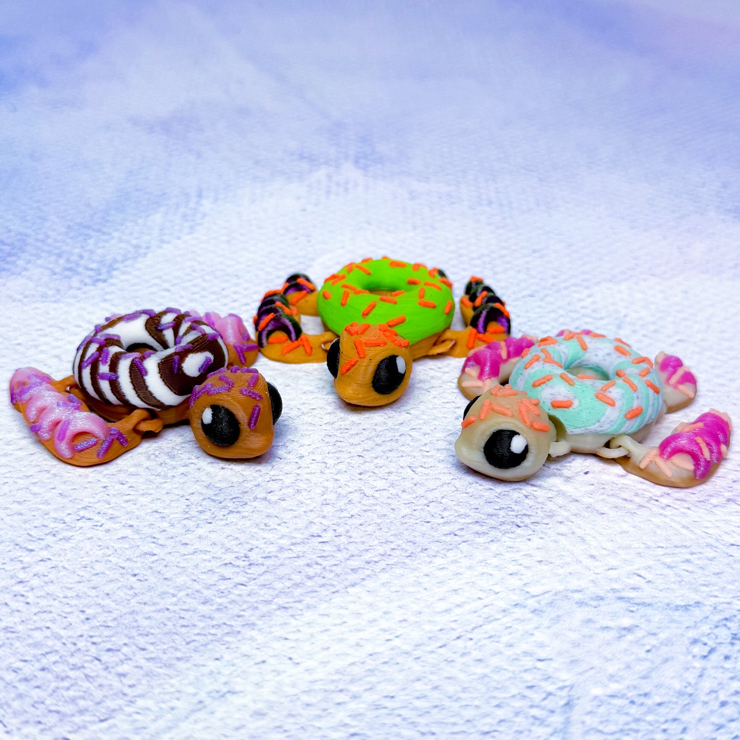 Baby Buddies - Turtles - 3d printed Miniature articulated creature Prints and Packs print articulating creative animal Mini