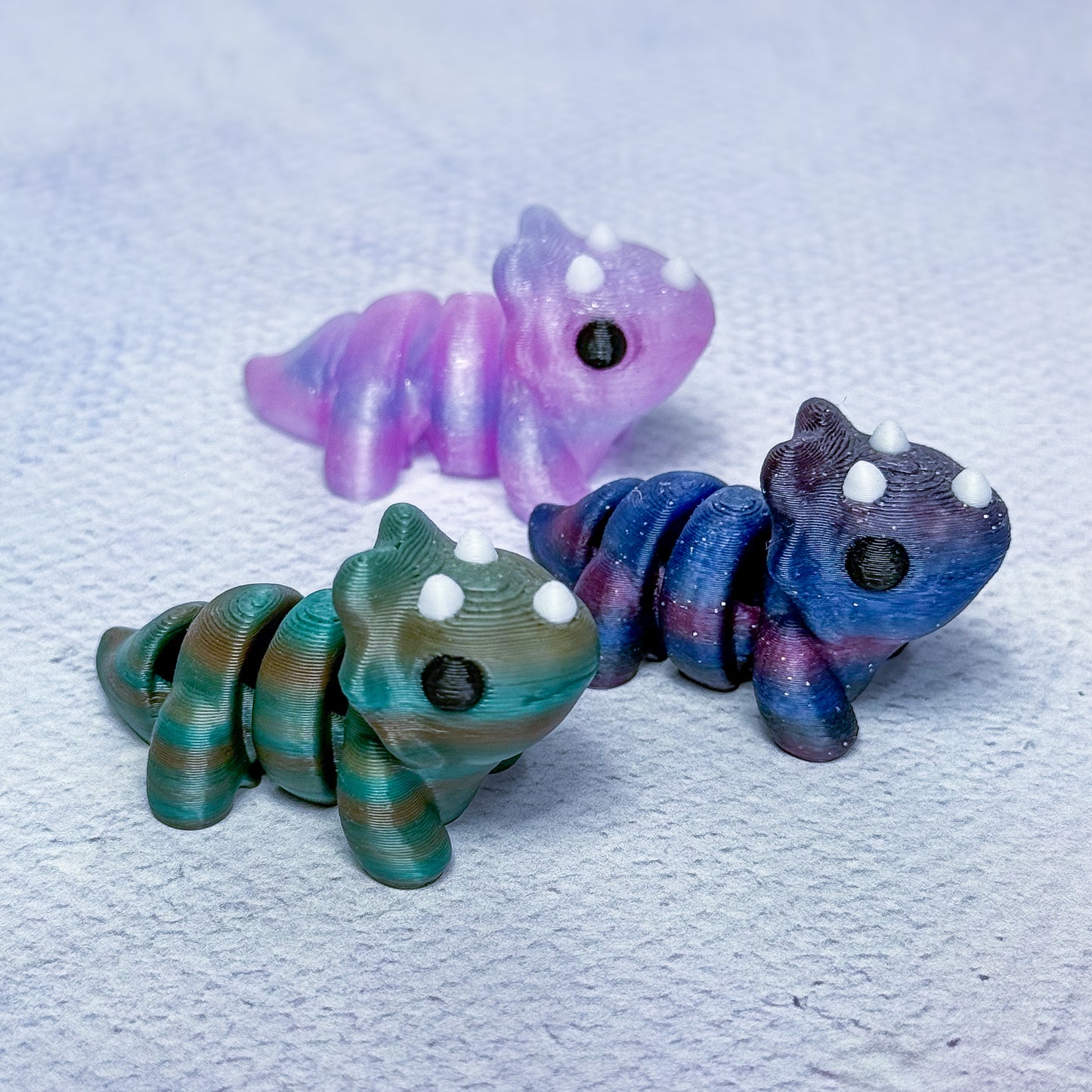 Baby Buddies - Dinos- 3d printed Miniature articulated creature Prints and Packs print articulating creative animal Mini