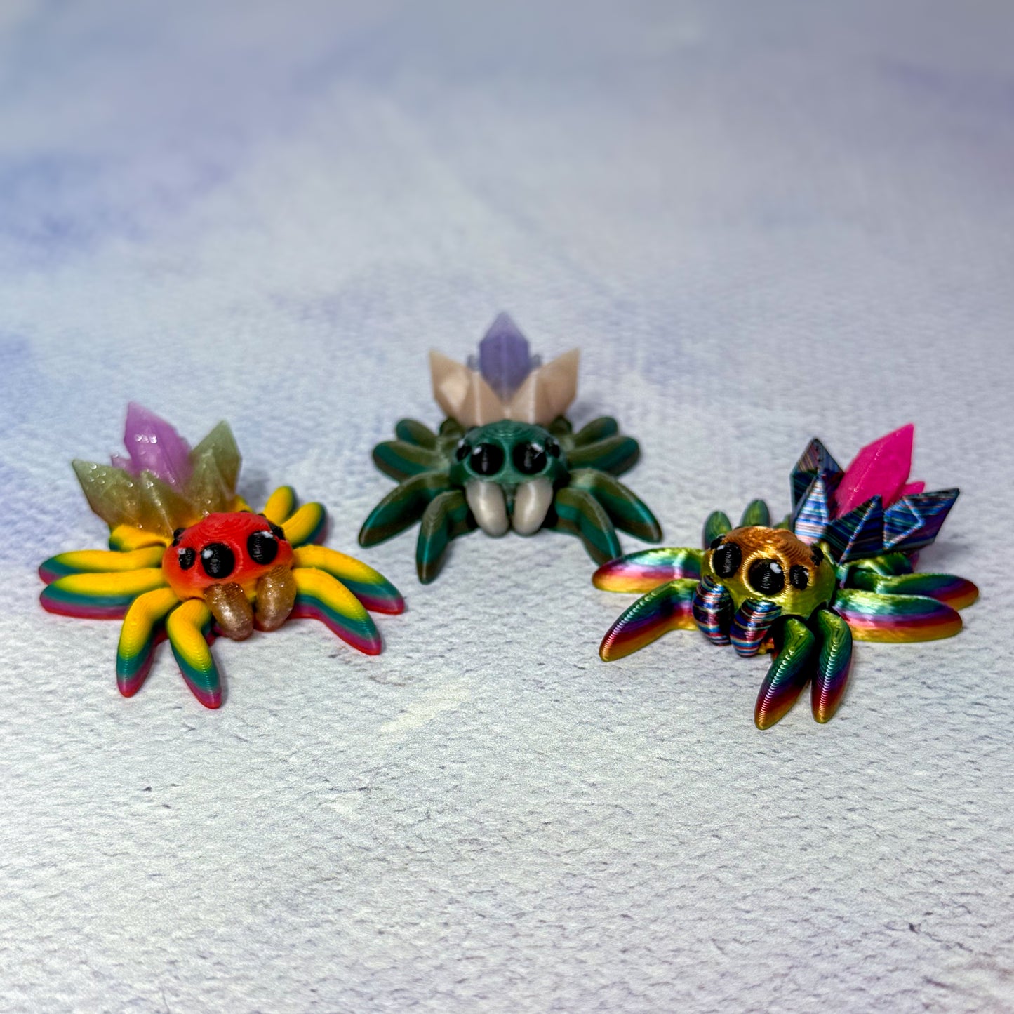 Baby Buddies - Creepy Crawlies- 3d printed Miniature articulated creature Prints and Packs print articulating creative animal Mini