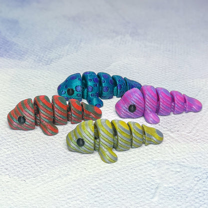 Baby Buddies - Oceanic - 3d printed Miniature articulated creature Prints and Packs print articulating creative animal Mini