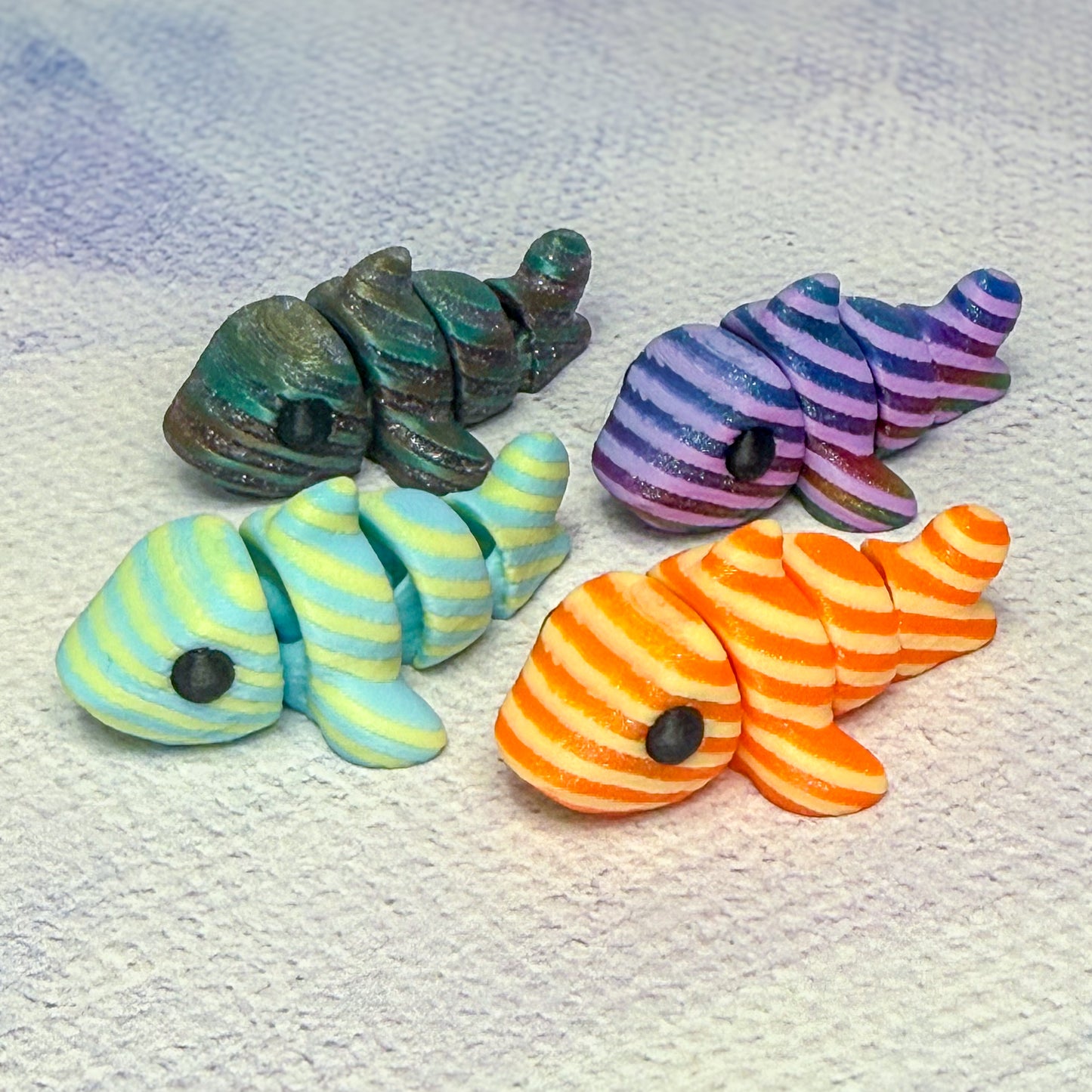 Baby Buddies - Oceanic - 3d printed Miniature articulated creature Prints and Packs print articulating creative animal Mini