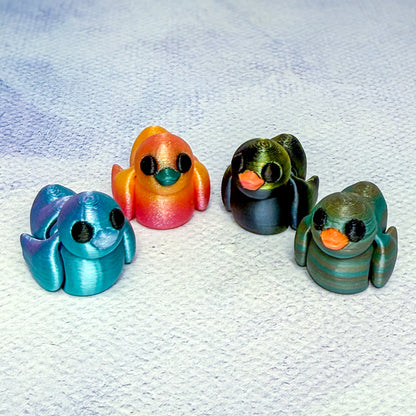 Baby Buddies - Birds- 3d printed Miniature articulated creature Prints and Packs print articulating creative animal Mini