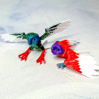 Baby Buddies - Birds- 3d printed Miniature articulated creature Prints and Packs print articulating creative animal Mini