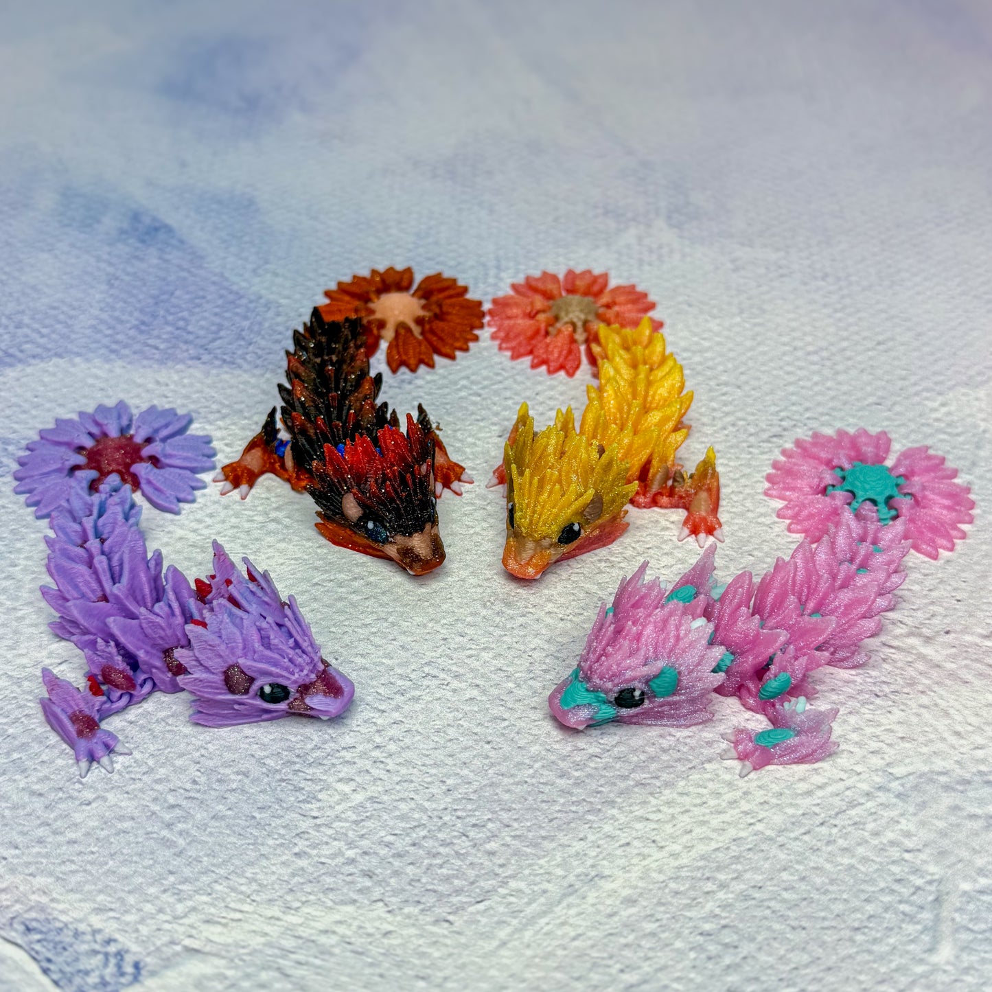 Baby Buddies - Dragons & Fantasy - 3d printed Miniature articulated creature Prints and Packs print articulating creative animal Mini