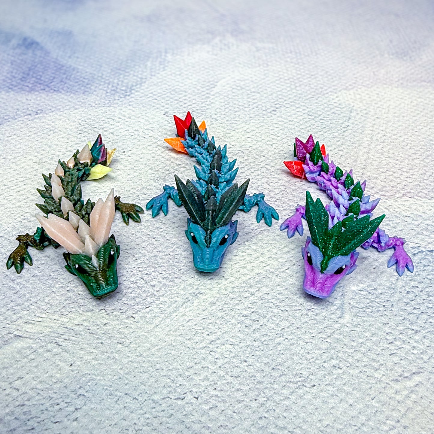 Baby Buddies - Dragons & Fantasy - 3d printed Miniature articulated creature Prints and Packs print articulating creative animal Mini