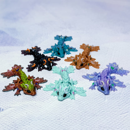 Baby Buddies - Dragons & Fantasy - 3d printed Miniature articulated creature Prints and Packs print articulating creative animal Mini