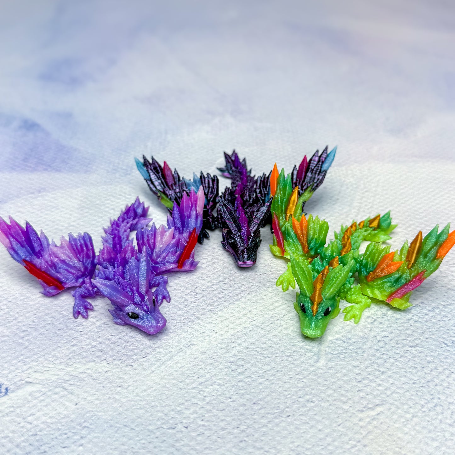 Baby Buddies - Dragons & Fantasy - 3d printed Miniature articulated creature Prints and Packs print articulating creative animal Mini